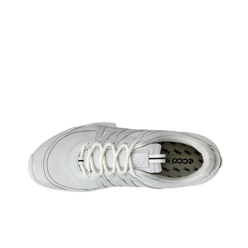 ECCO Biom C-trail Women's Sneakers White Leather Gore-Tex Lace UP Trainers 803253