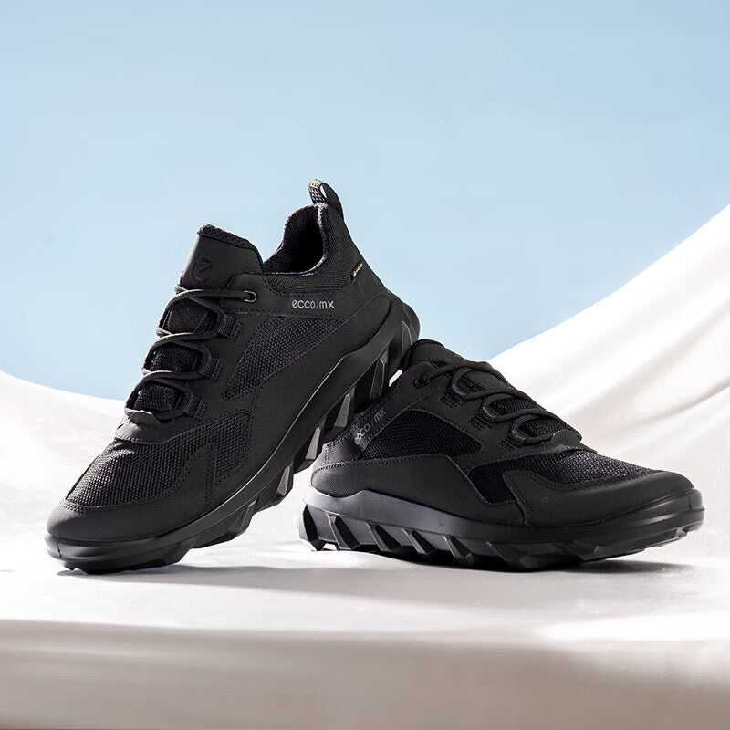 ECCO MX Low GTX Men's Sneakers Black Casual Outdoor Shoes 820194