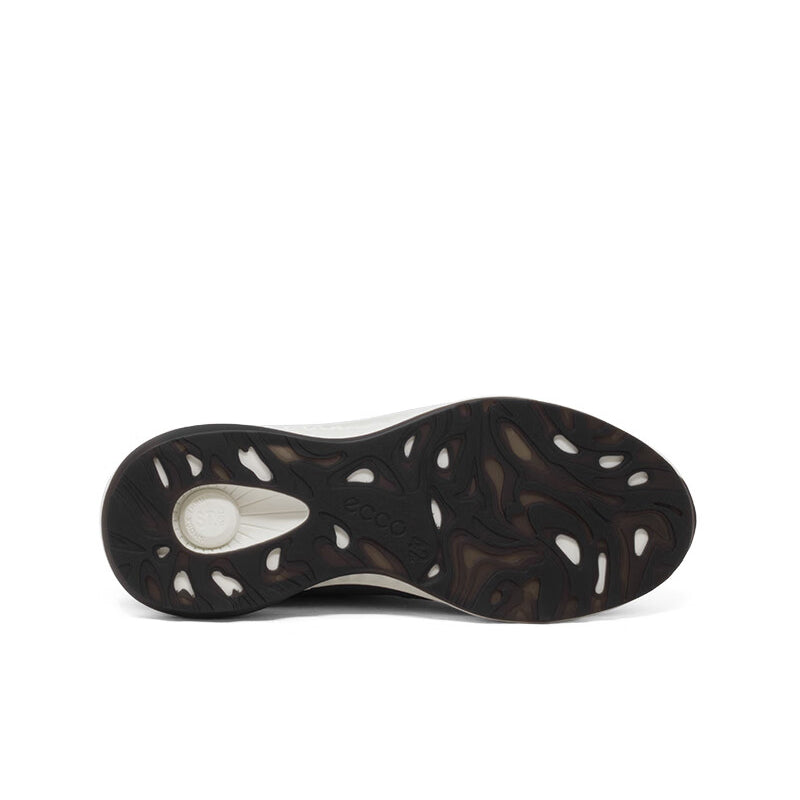 Men's ECCO ST.360 M sneaker outsole, black rubber tread with oval grip pads
