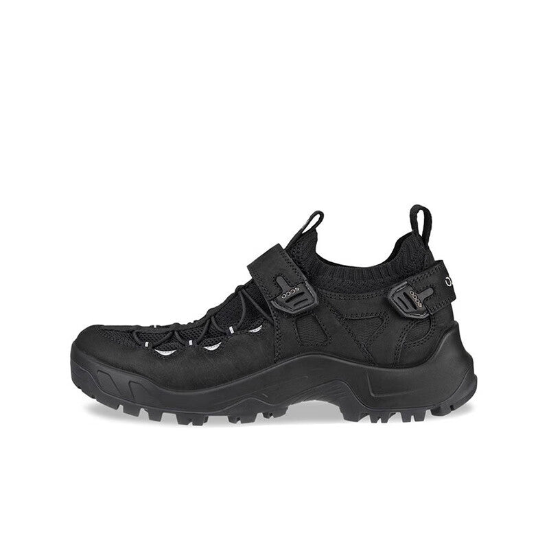 ECCO Offroad Men Sneakers Black Leather Outdoor New Shoes 822334