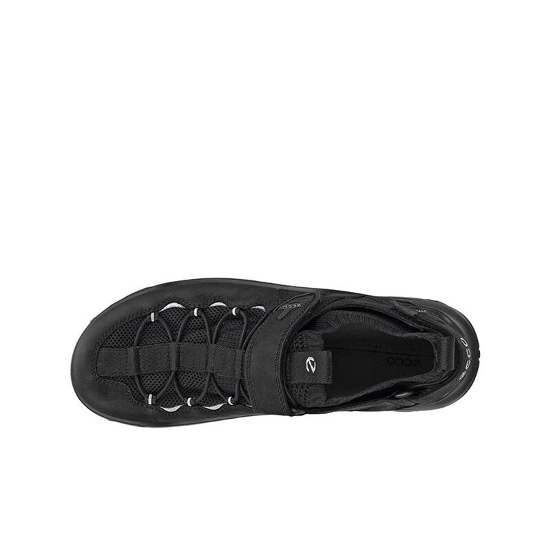 ECCO Offroad Men Sneakers Black Leather Outdoor New Shoes 822334