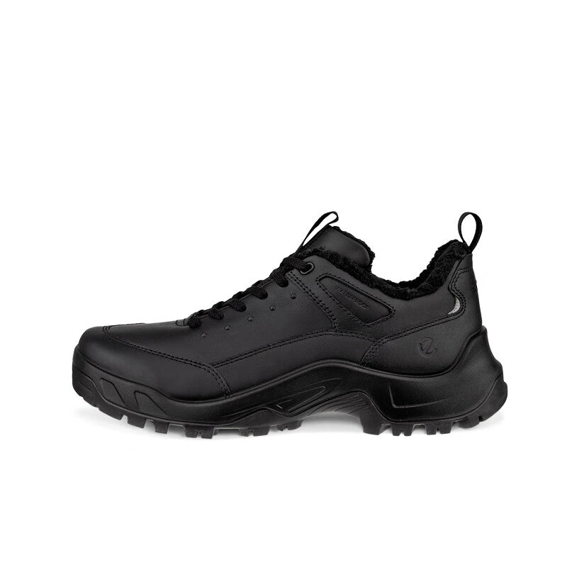 ECCO Offroad Men's Sneakers Black Leather Outdoor Casual Shoes 822364