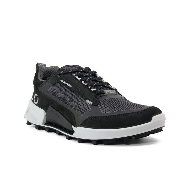 ECCO Biom 2.1 Women's Trainers Black Lace Up Mountain Mesh Shoes 823813