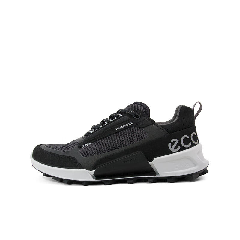 ECCO Biom 2.1 Women's Trainers Black Lace Up Mountain Mesh Shoes 823813