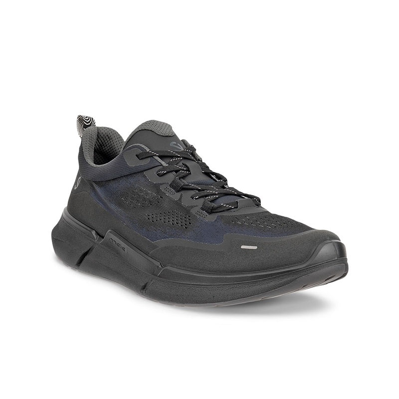 Men’s textile sneakers in dark gray with lace-up front and cushioned midsole