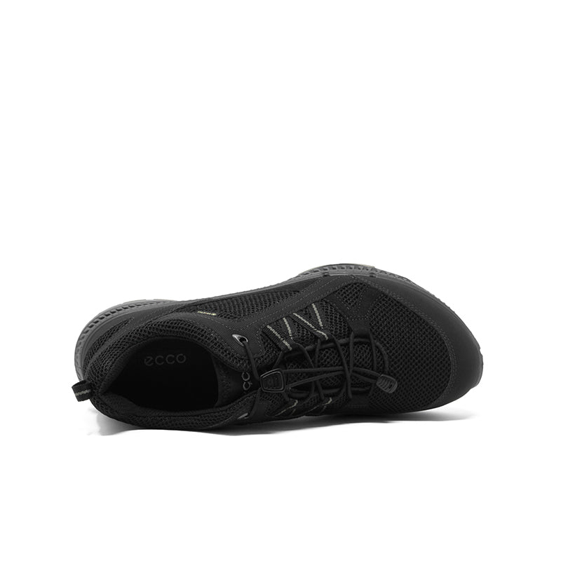 ECCO Men's Sneakers Black breathable flat bottom casual Shoes 843064