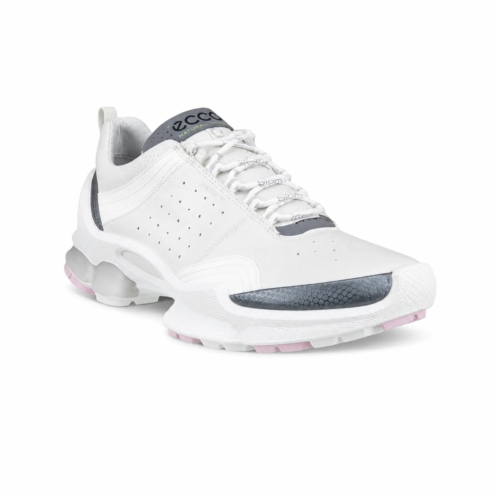 ECCO BIOM C2-TRAIL W women's white waterproof leather textile trainers