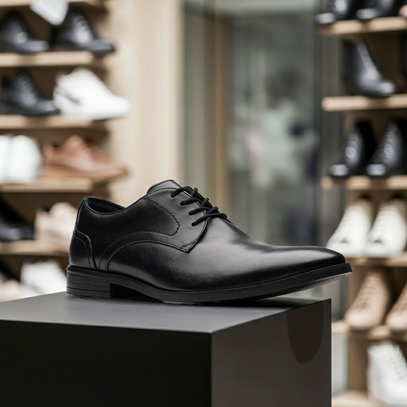 CLARKS Brandon Lace Men's Business Shoes Black Leather Formal Shoes
