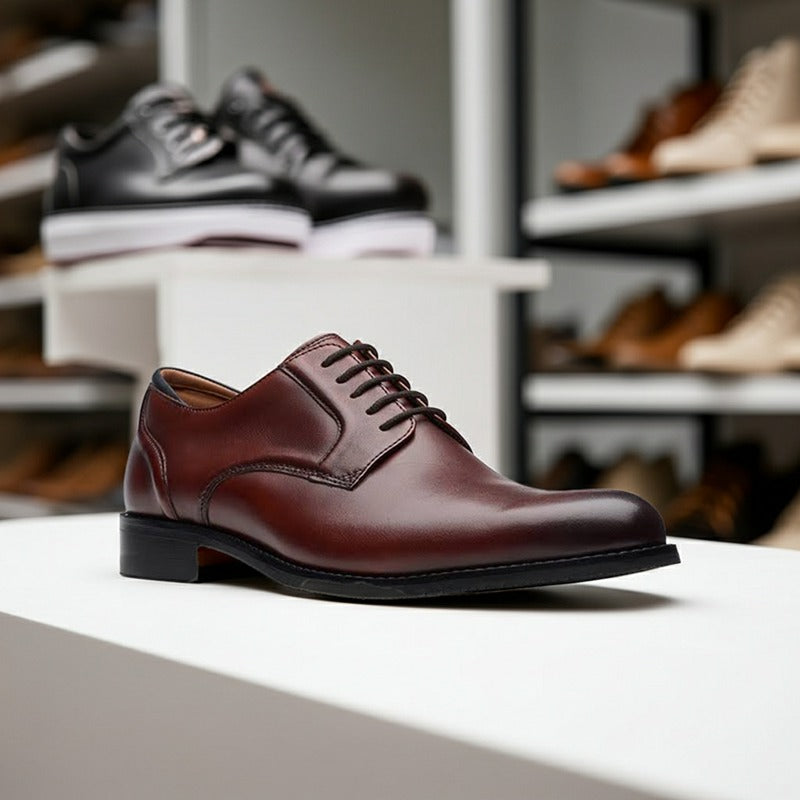 CLARKS CraftArlo Lace Men's Busies Shoes Black Leather Formal Shoes