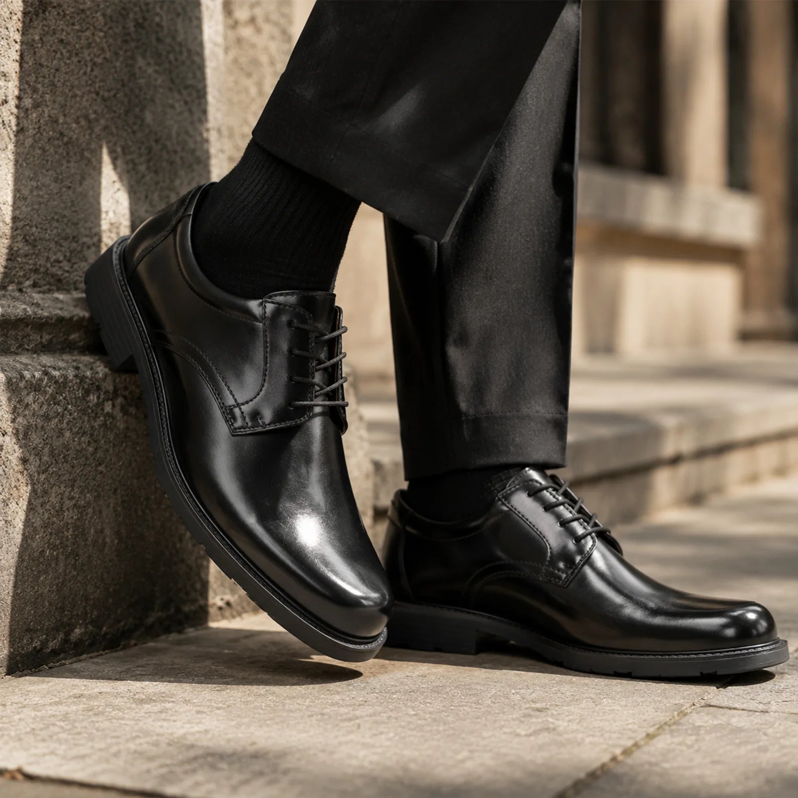 Clarks-Kerton-Lace-Men_s-Leather-Business-Shoes-_-Classic-Office-Comfort-Black