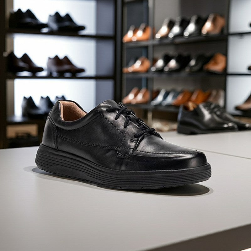 Clarks Un Abode Ease Men's Business Shoes Brown Leather Formal Shoes Un Abode Ease