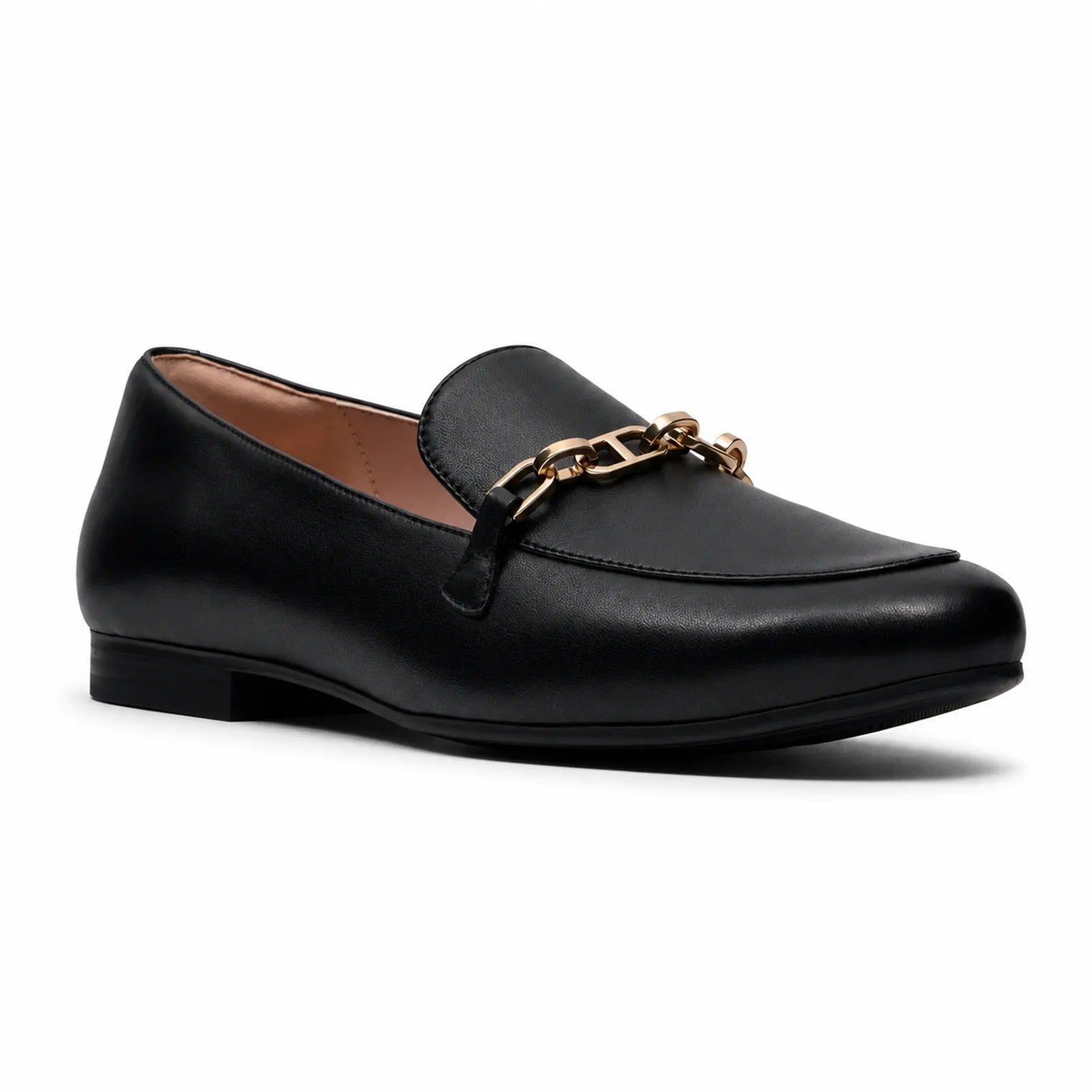 Clarks Tamna Iris women's black leather loafers with lightweight everyday comfort