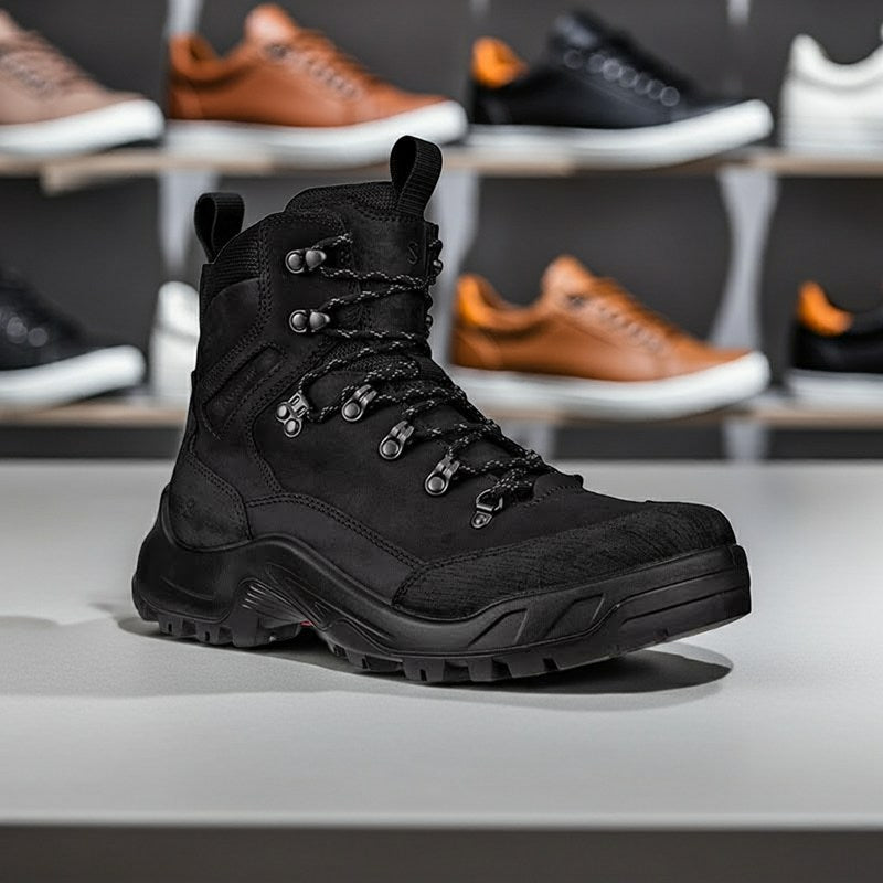 ECCO Offroad Men's Sneakers Black Casual Outdoor Shoes 822434