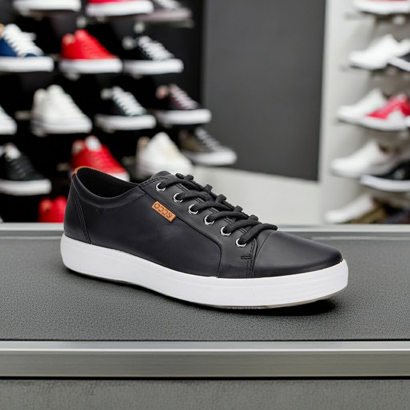 ECCO Soft 7 Women's Sneakers Leather Fashion Outdoor Casual Shoes 430003