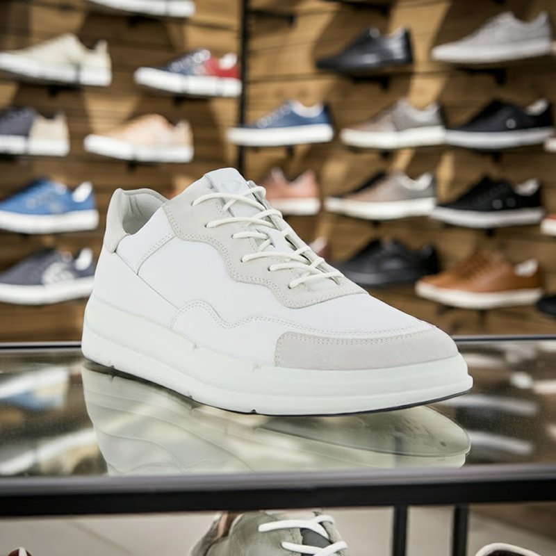 ECCO Soft X M Men's Sneakers White Casual Sneakers Shoes 420534