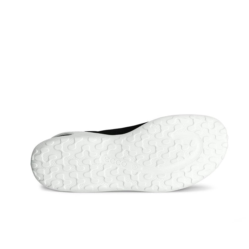 Men's leather sneakers outsole, textured white rubber sole for traction