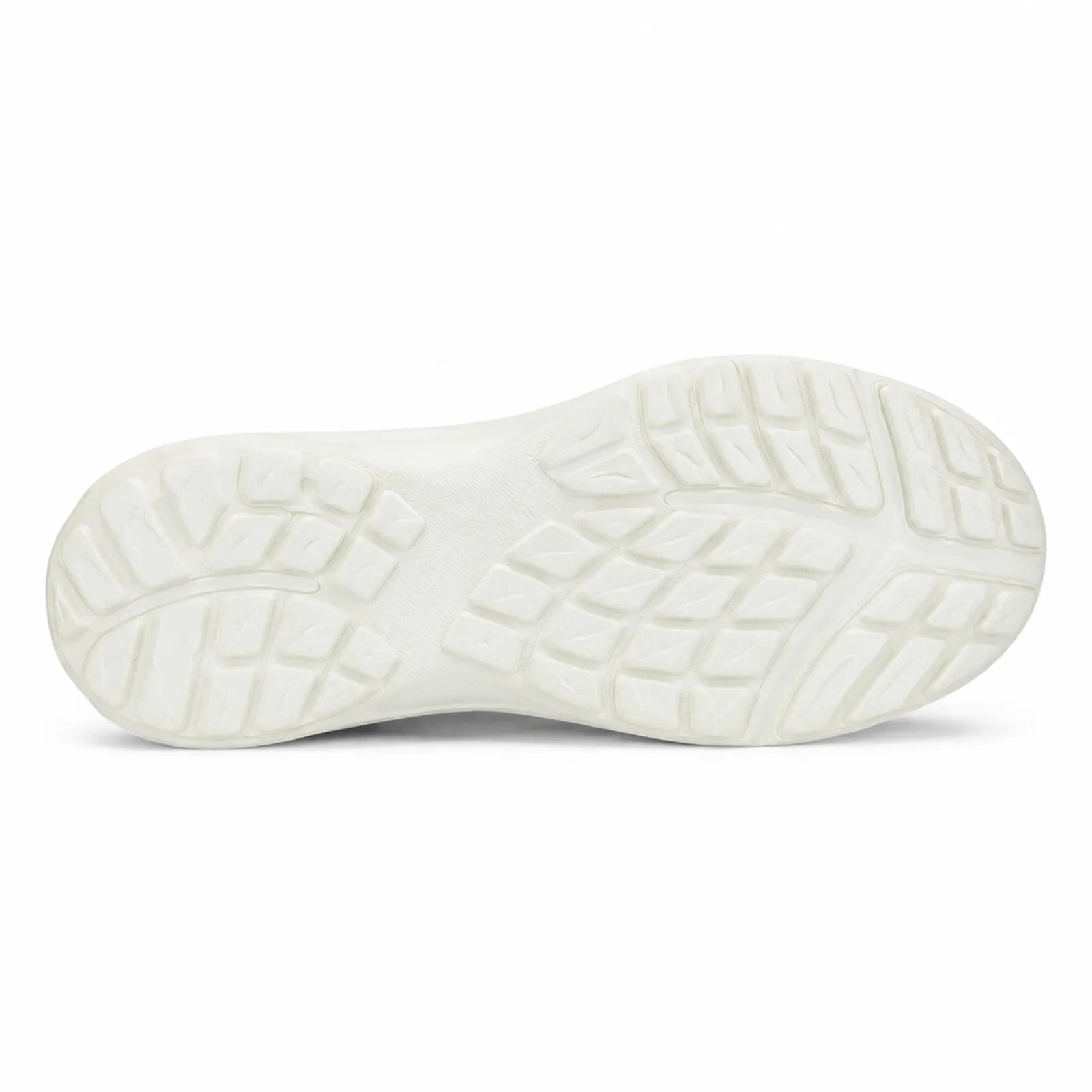 Women's sneaker outsole tread in white rubber