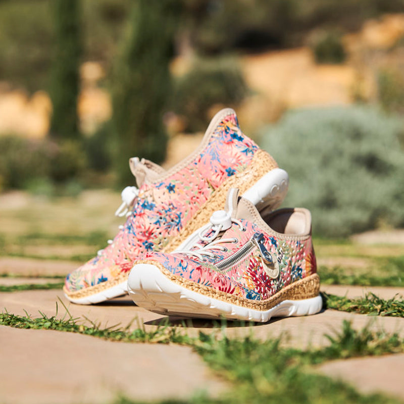 Rieker Women's Sneakers Fashion Slip on Casual Trainers N42V3