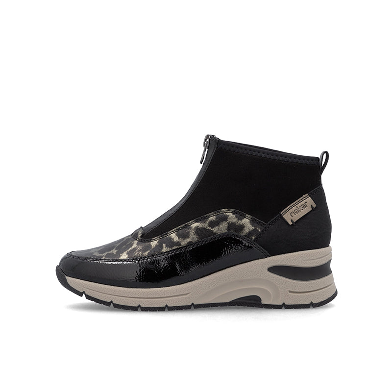 Rieker Women's Boots Fashion Casual Zip Ankle Boots N9362