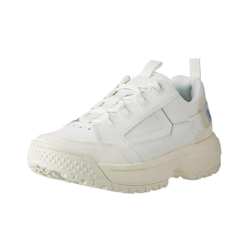 Cat Women's Sneakers White Leather Fashion Casual Shoes P311585