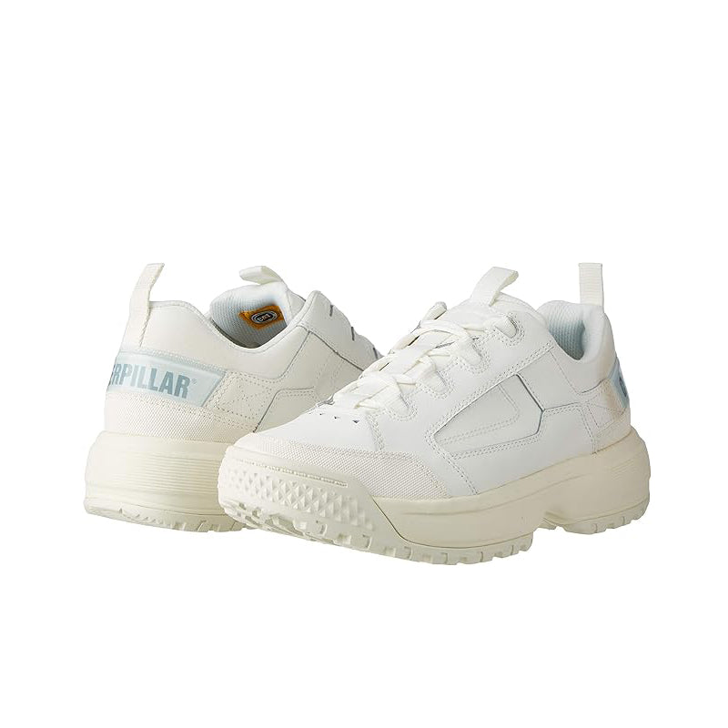 Cat Women's Sneakers White Leather Fashion Casual Shoes P311585