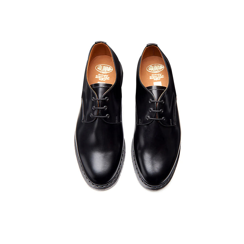 Solovair 3-Eye Gibson Shoes for Men and Women Classic Leather Shoes S3995