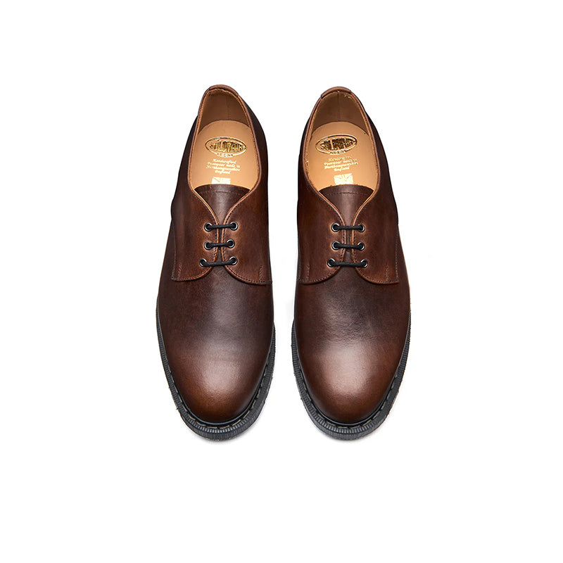 Solovair 3-Eye Gibson Shoes for Men and Women Classic Leather Shoes S3995