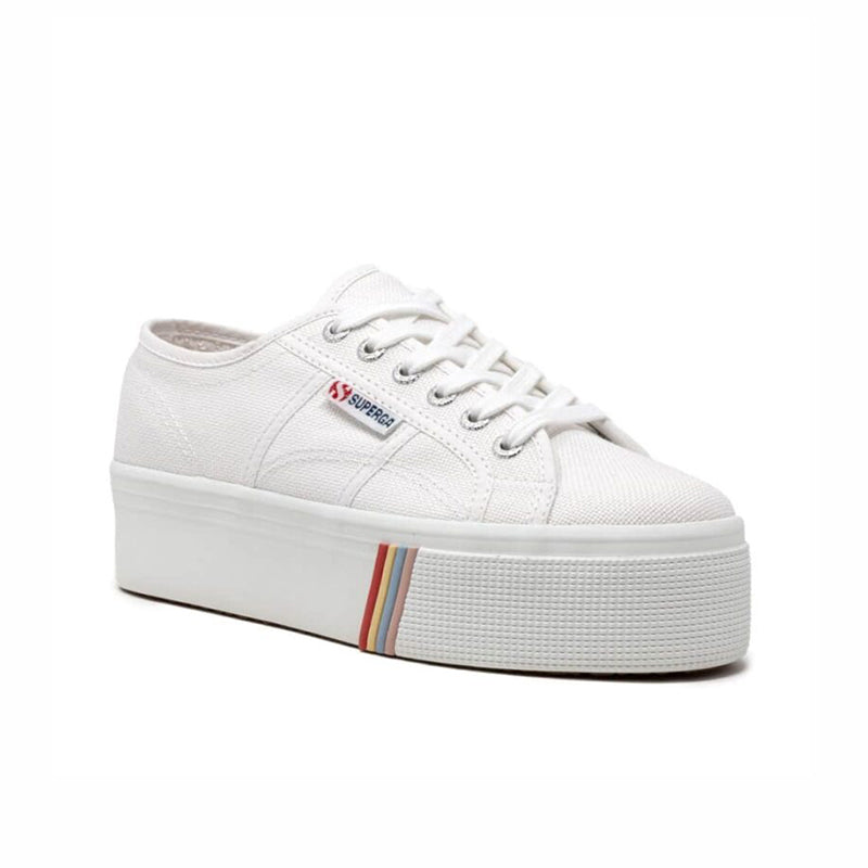 Superga 2790 Striped Foxing Women's Sneakers Lace up Outdoor Casual Shoes S4114LW