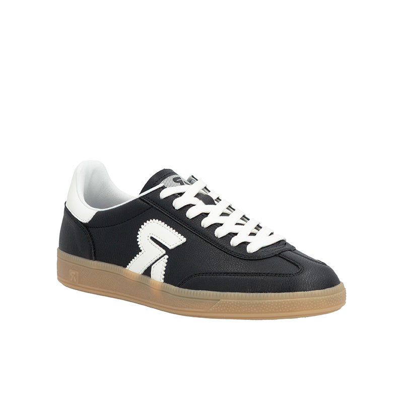Rieker Men's Sneakers low-top Black Lace Up Casual Shoes U2200