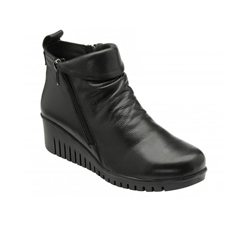 Lotus Cordelia Womens Boots Leather Casual Zip Ankle Boots ULB299