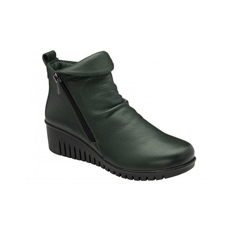 Lotus Cordelia Womens Boots Leather Casual Zip Ankle Boots ULB299