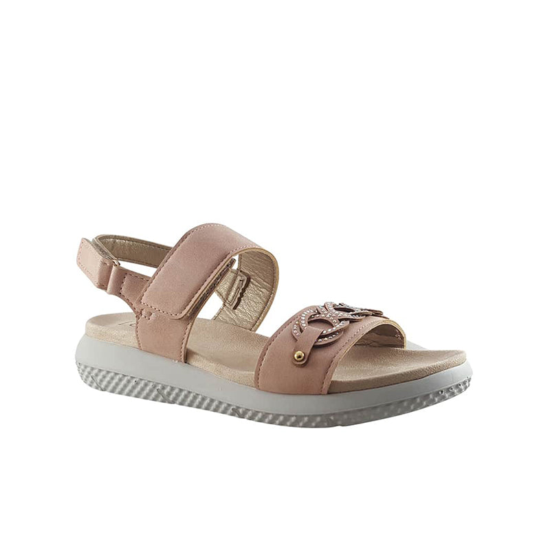 Lotus Pieve Womens Sandals Pink Hook & Loop Casual Shoes ULP295