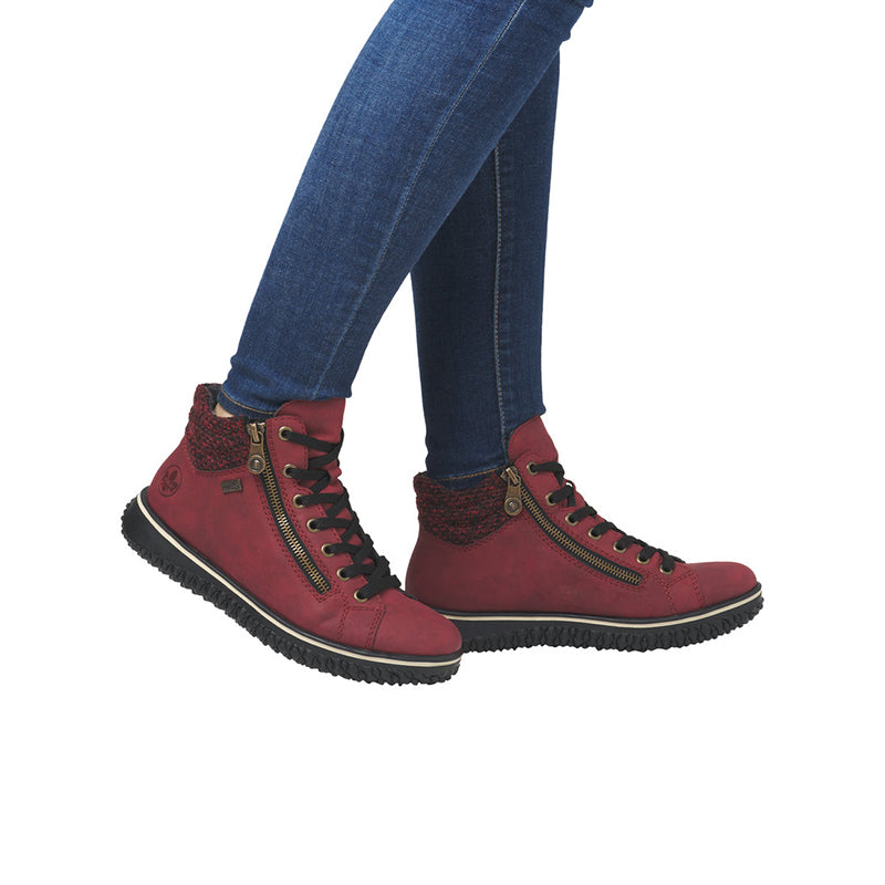 Rieker Women's Boots  Fashion Zip Ankle Boots Z4263