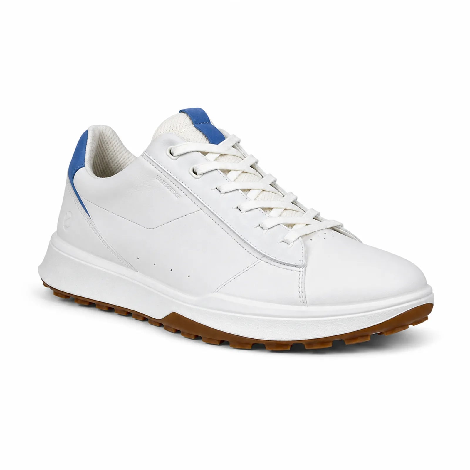 ECCO Golf Street Vibe men's white leather waterproof golf shoes