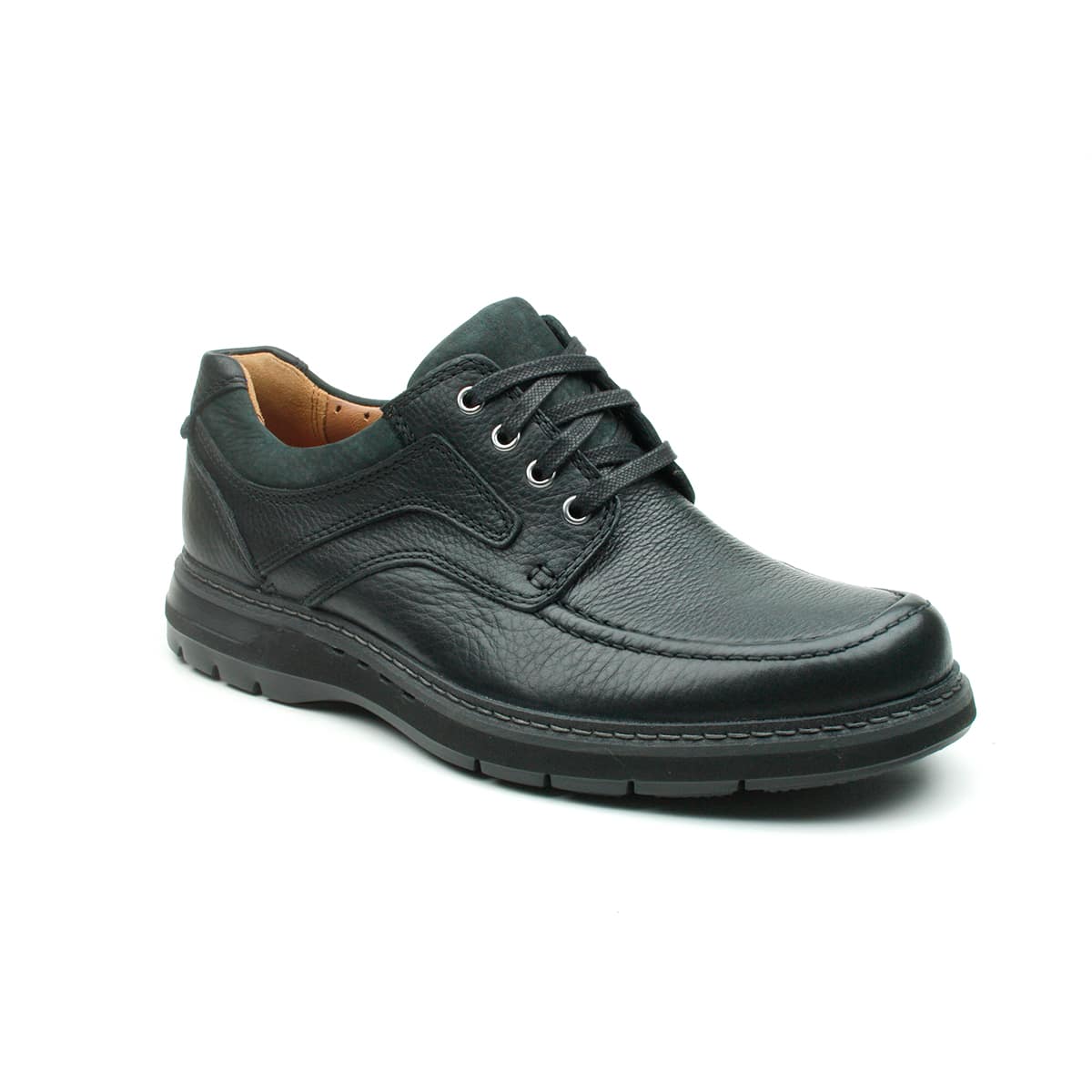 Clarks Un Ramble Lace Premium Leather Shoes - 121 Shoes