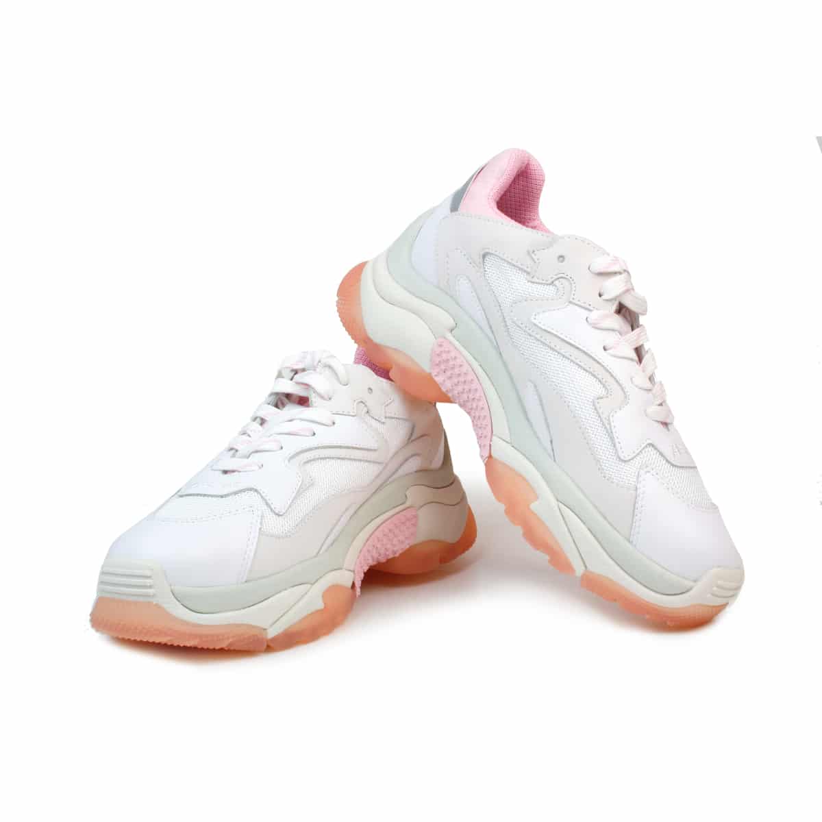 Ash Addict Trainers Premium White Sneakers - 121 Shoes