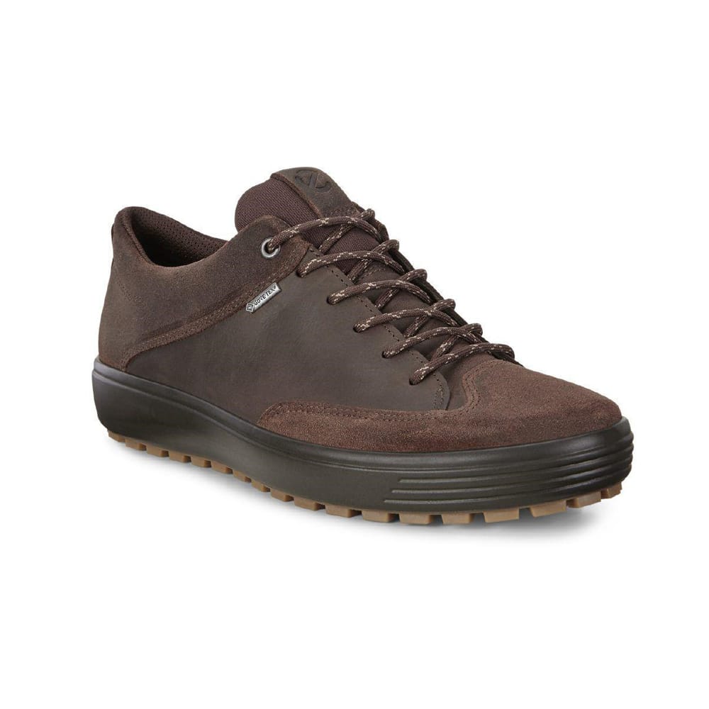 Ecco Soft 7 Tred M Coffee Leather Shoes - 121 Shoes