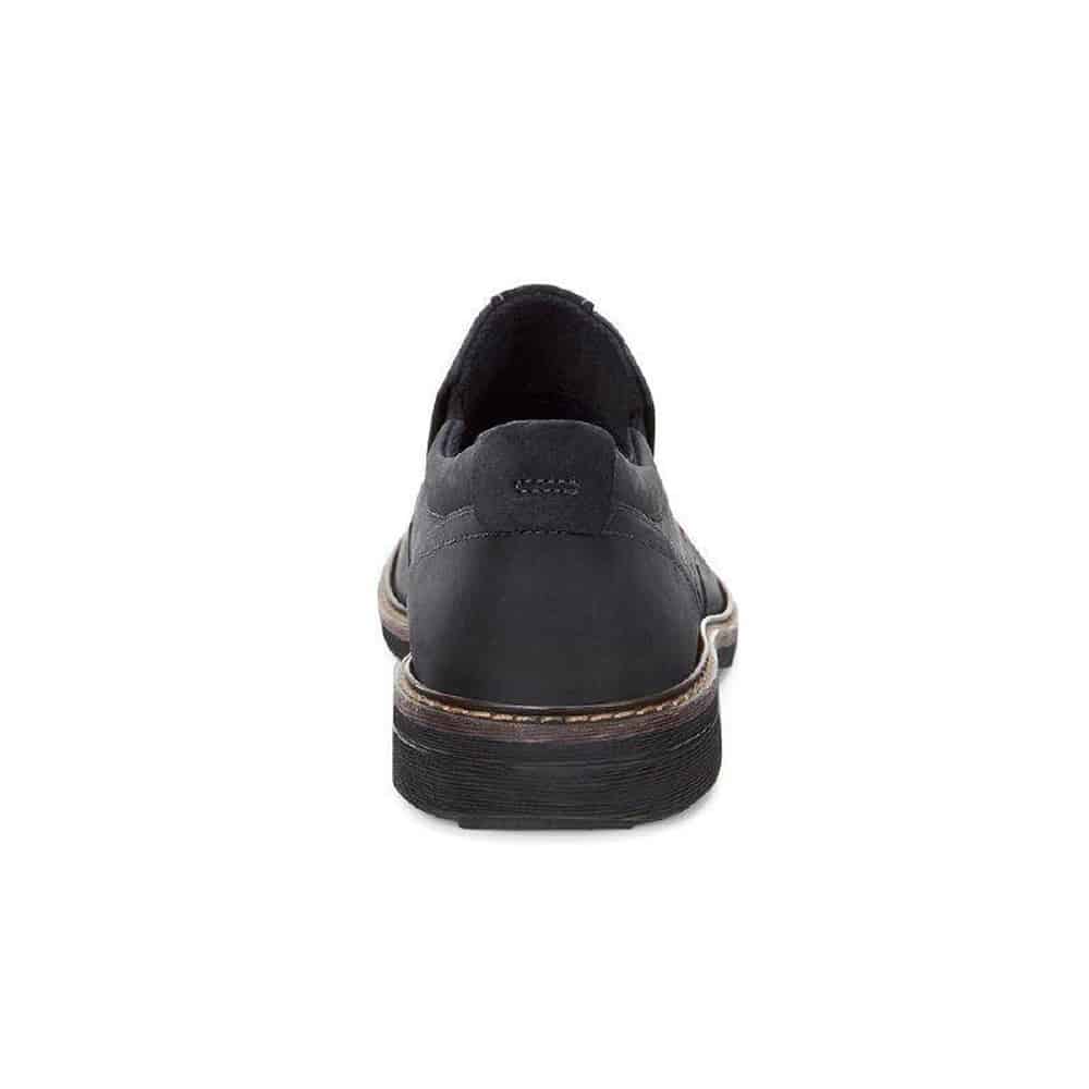 Ecco Turn Black Premium Leather Shoes - 121 Shoes