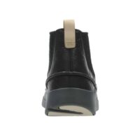 Clarks Tri Poppy - Women's ankle boots in black leather.