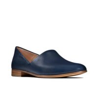 Clarks Pure Tone, women's shoes, navy leather.