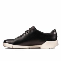 Clarks Tri Abby Black leather women's casual shoes
