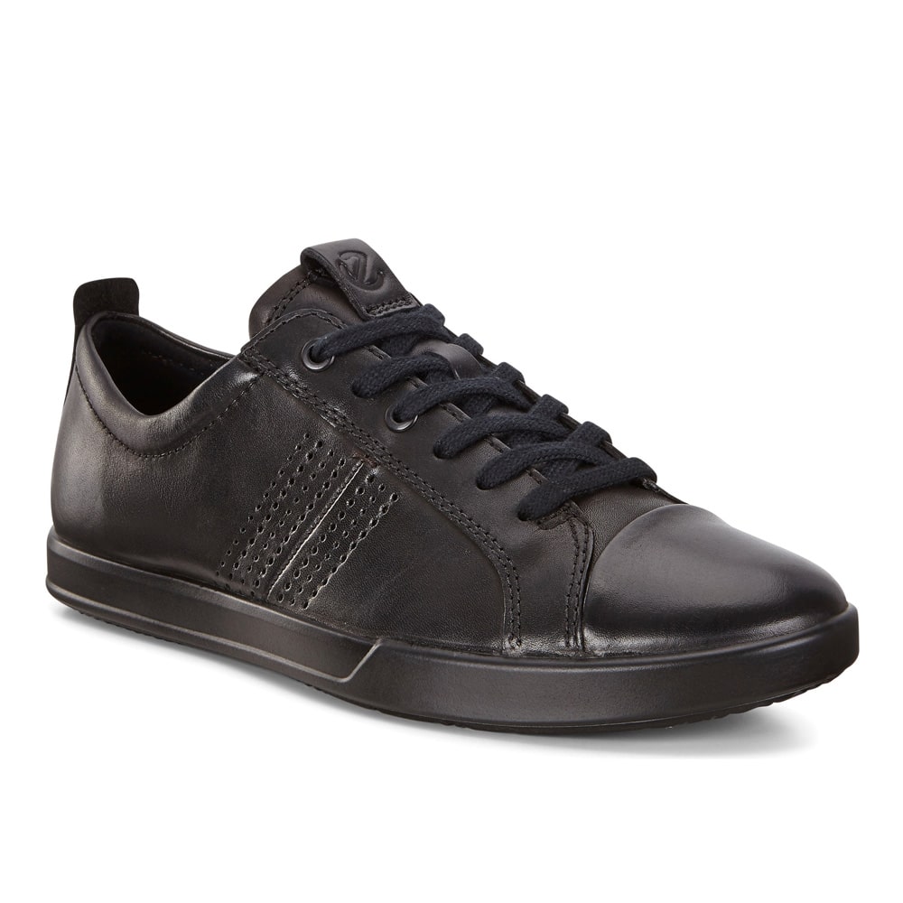 Ecco Collin 20 Black Santiago Leather - 121 Shoes