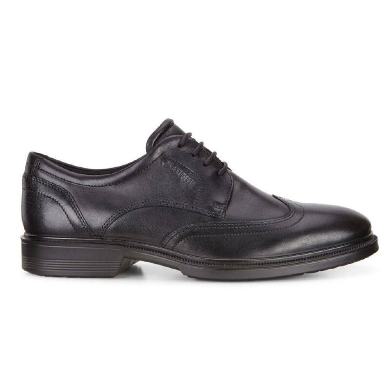 Ecco Lisbon, Elegant formal shoes made from black leather.