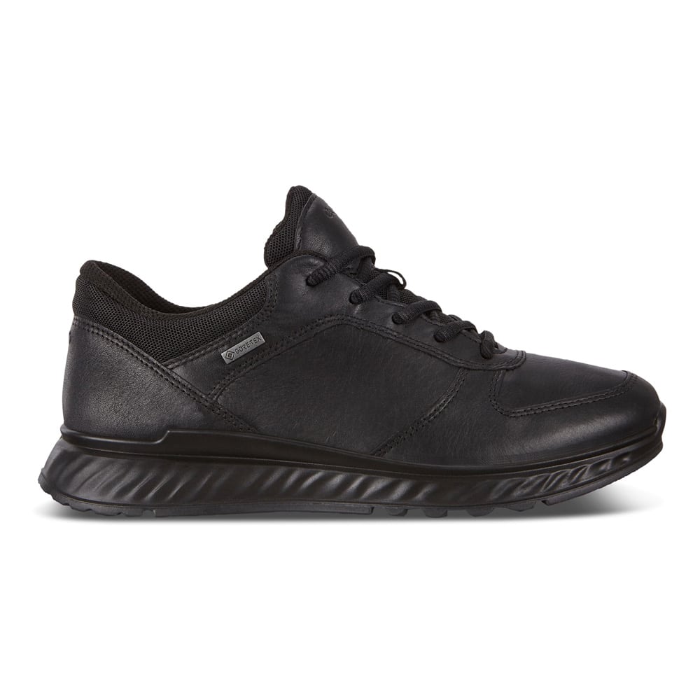 Ecco Exostride Black Racer Yak Leather - 121 Shoes