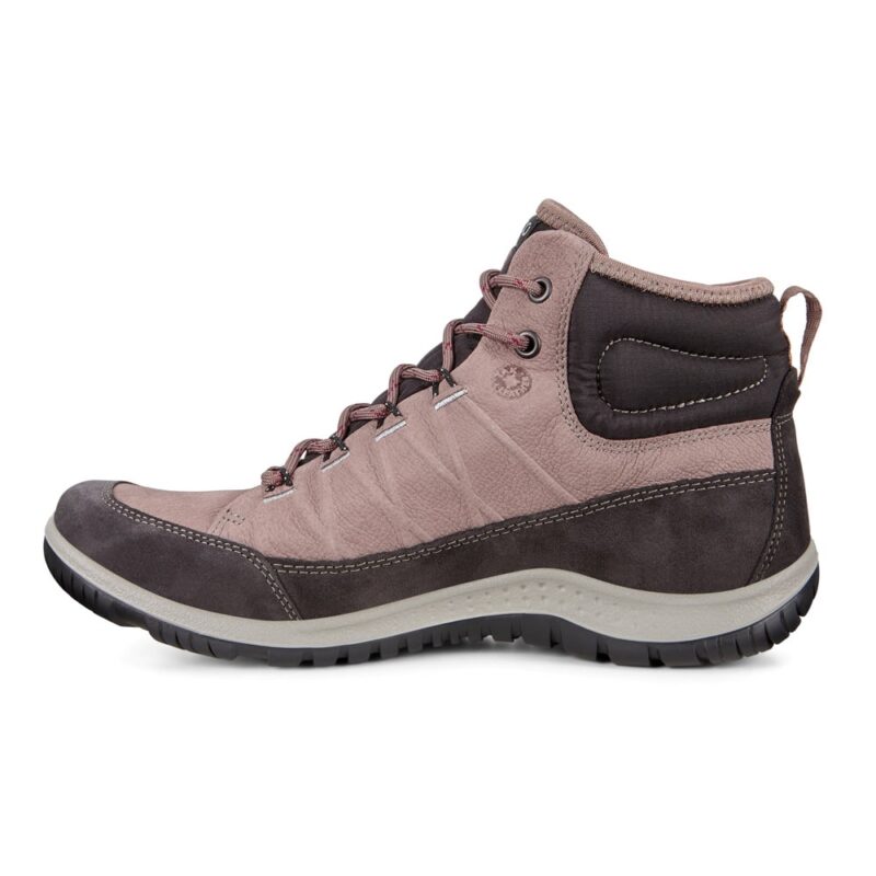 Ecco Aspina. Nubuck leather womens hiking shoes