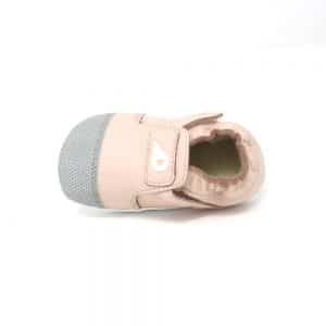 The Bobux Xplorer Origin Arctic Seashell Pink. Suitable for first-walkers.