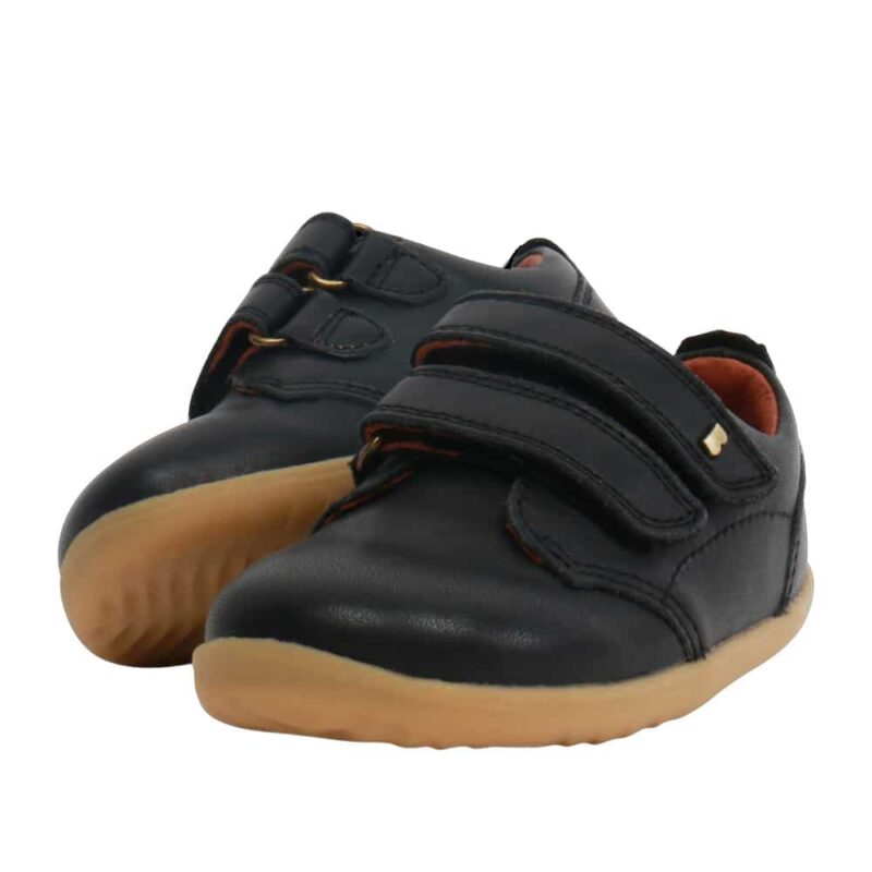 Bobux SU Port. Black leather Best shoes for growing feet.