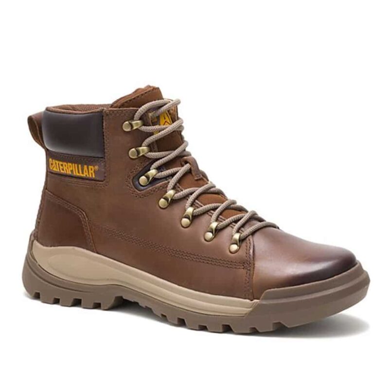 CAT Brawn Pelican Leather Casual Boots