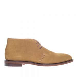 NPS Russell Fawn Suede Chukka Boot. Upper made from suede.