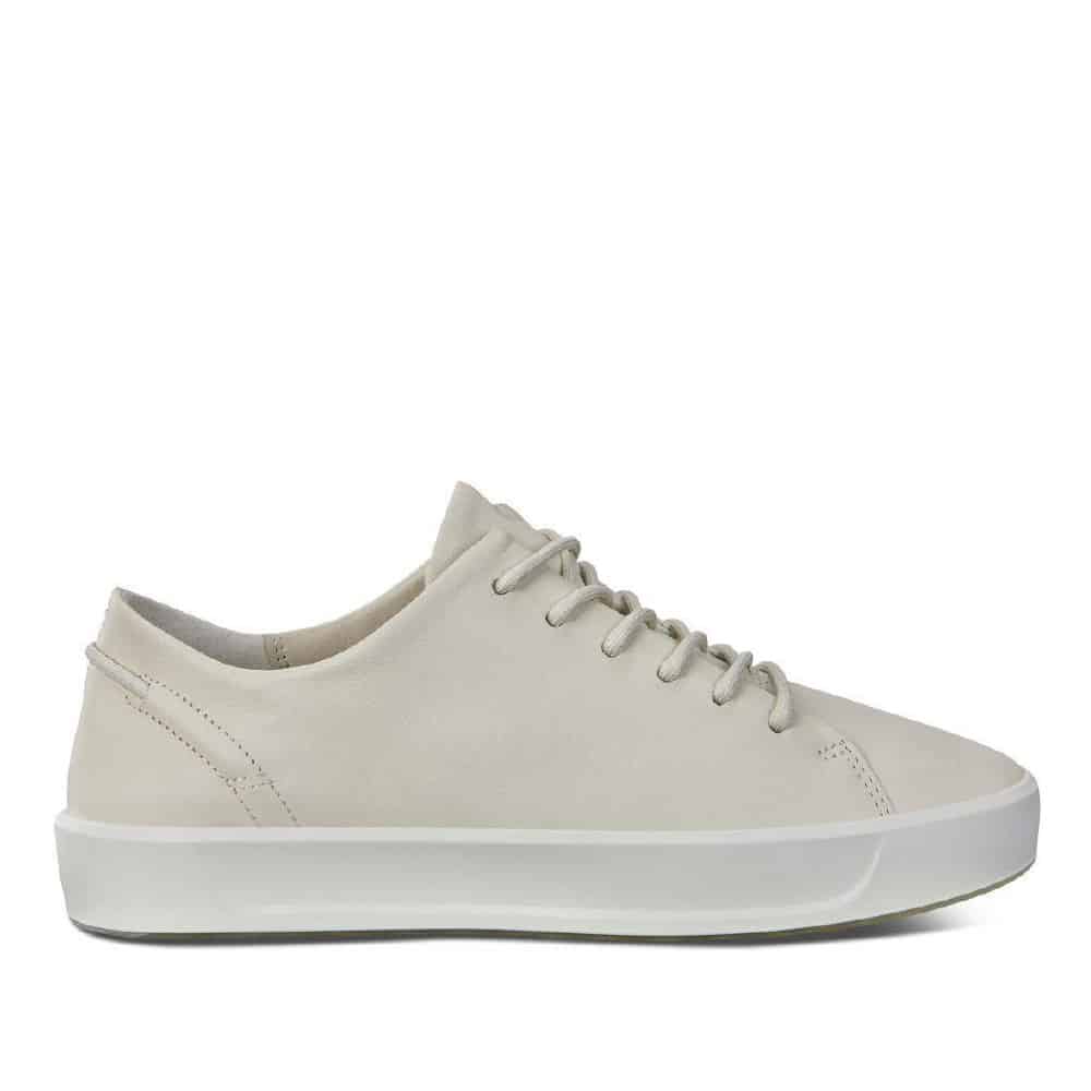 Ecco Soft 8 W Shadow White Cirrus Premium Leather Shoes - 121 Shoes